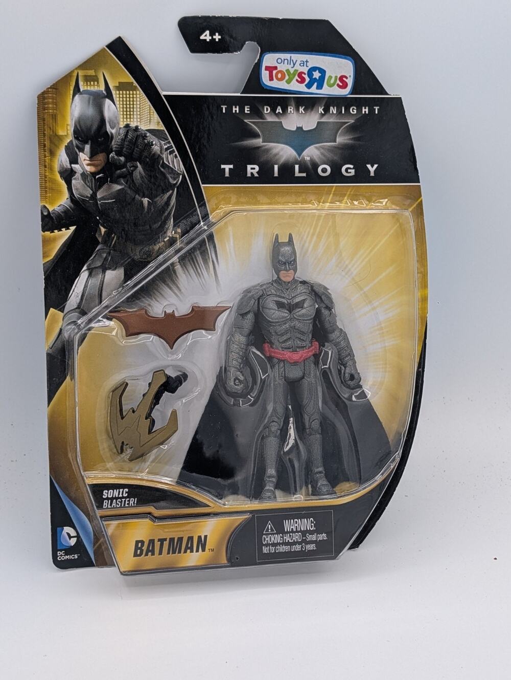 DC The Dark Knight Trilogy Batman Toys R Us Exclusive Figure Sonic Blaster NIB